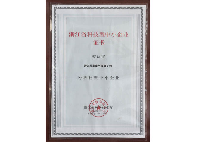 浙江省科技型中小企业